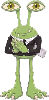 Mobi, the Marshall Media mascot — applauding