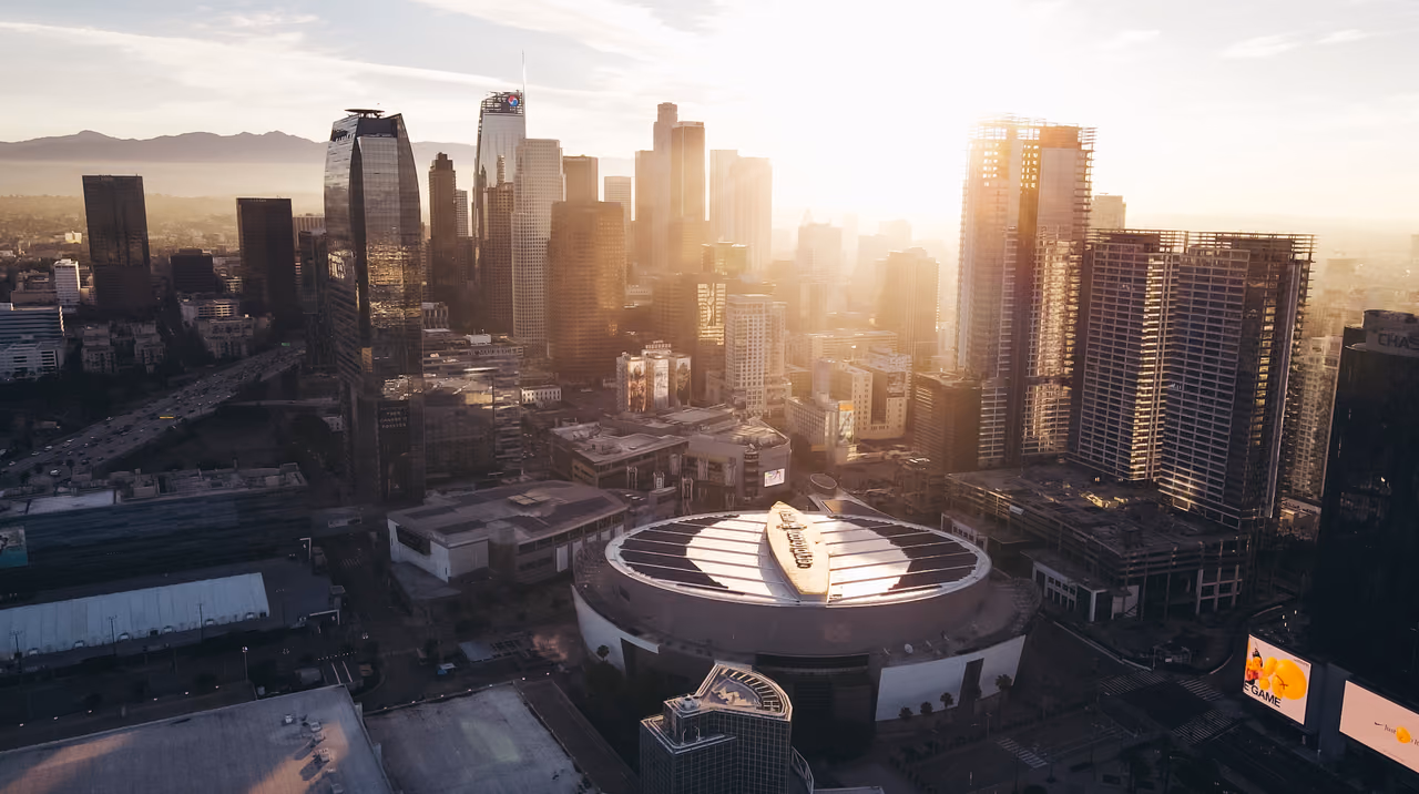 LA in 4K — Drone cover frame