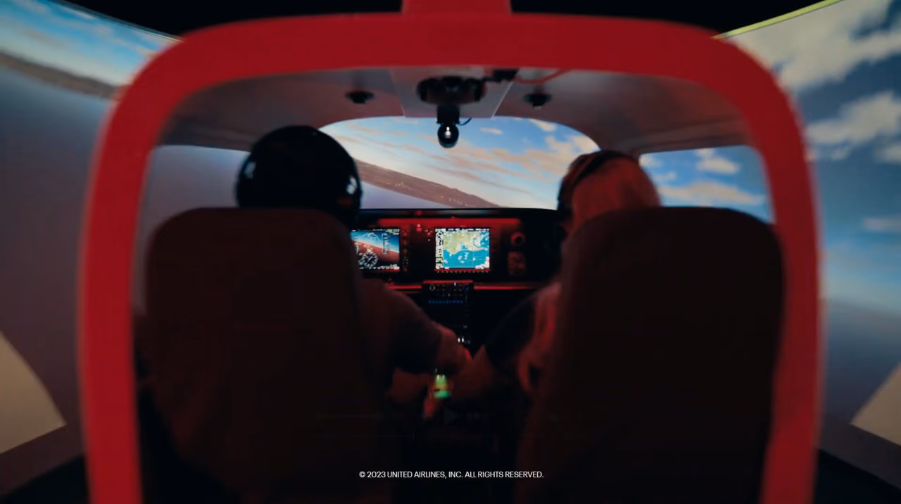 United Airlines Recruitment Campaign — frame 9